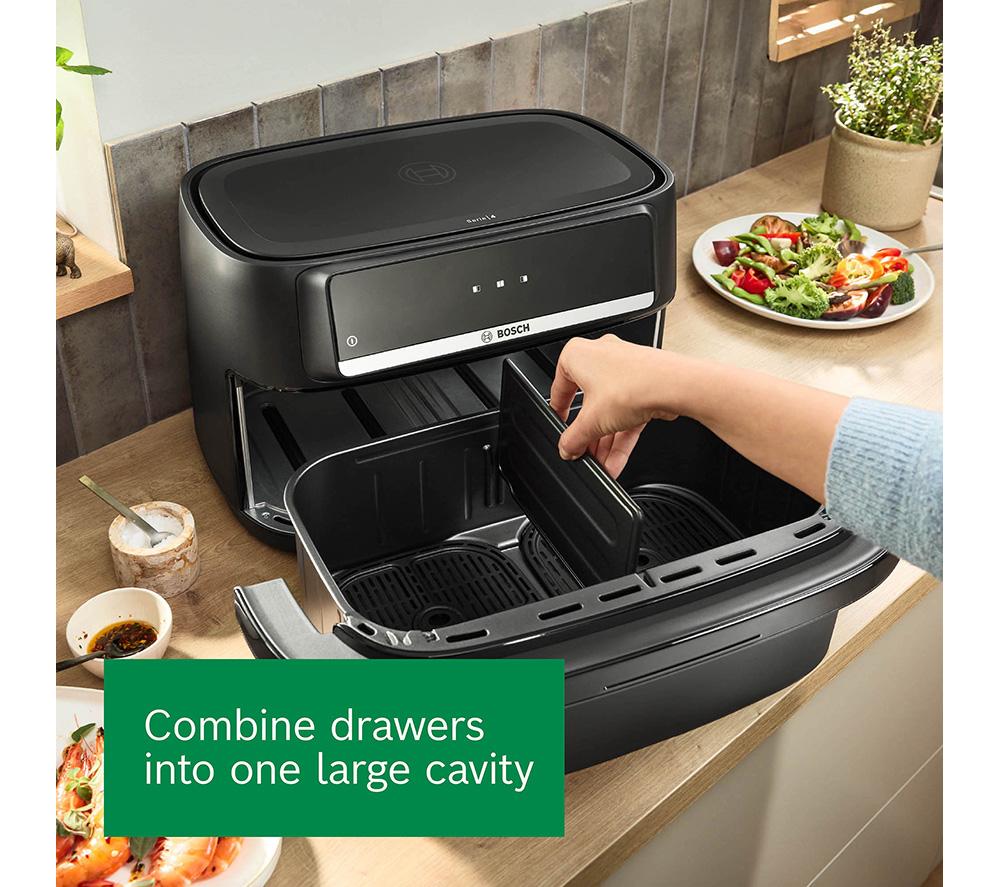 BOSCH Series 4 Double Flex Drawer MAFD490B1G Air Fryer - Black image number 10 of 12
