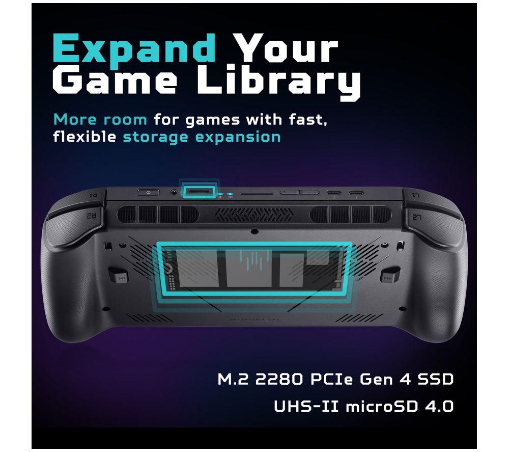 ACER Predator Atlas 8 TMR Handheld Gaming Console - Intel&reg; Arc&trade; G3, 512 GB image number 11 of 18