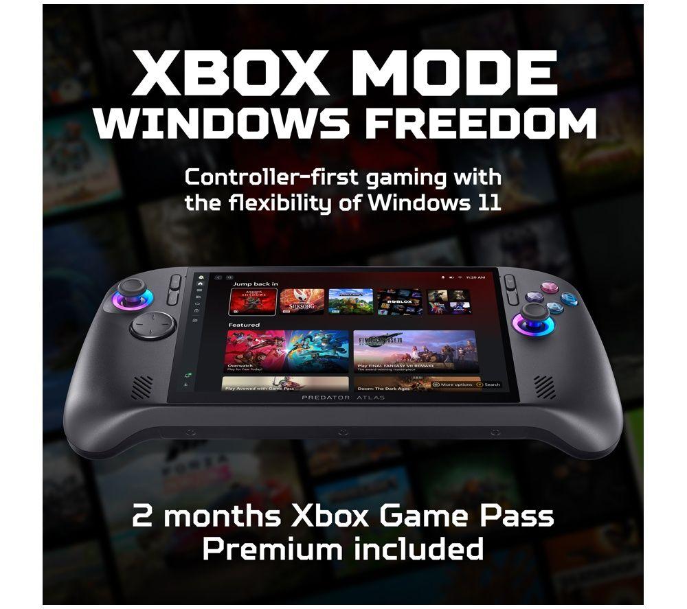ACER Predator Atlas 8 TMR Handheld Gaming Console - Intel&reg; Arc&trade; G3, 512 GB image number 12 of 18
