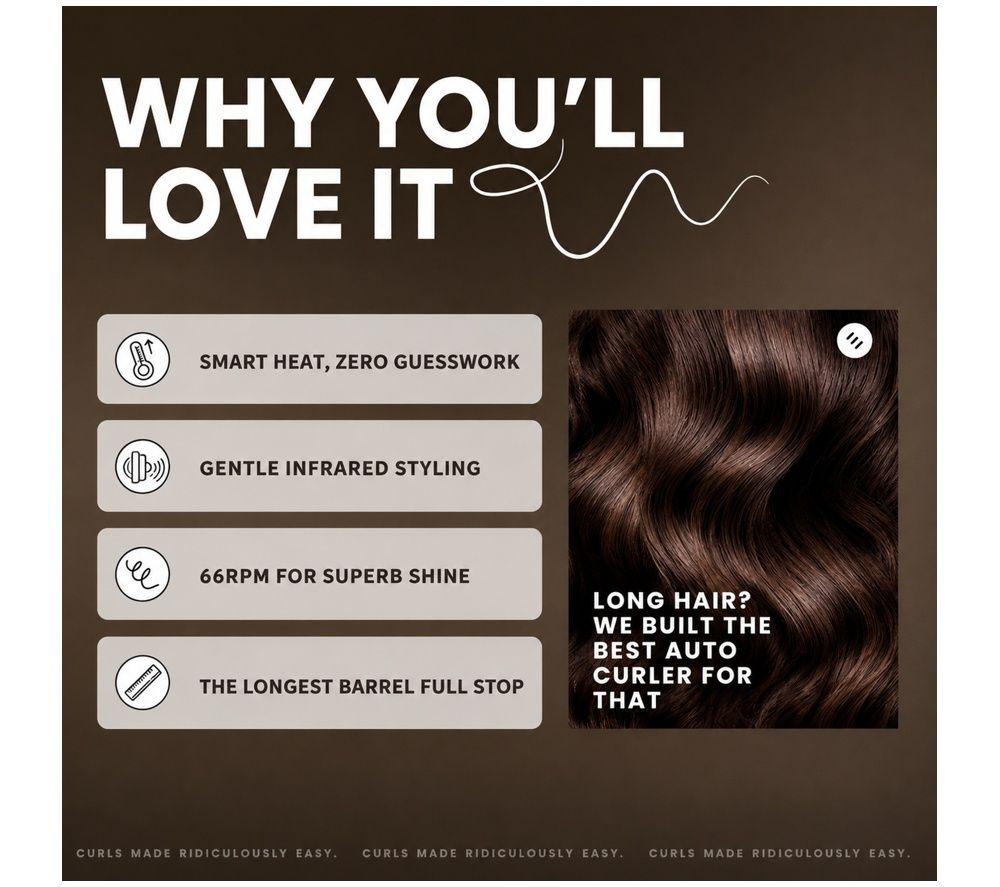 SENSSE YouCanCurl Auto Curler - Chocolate Brown image number 3 of 7