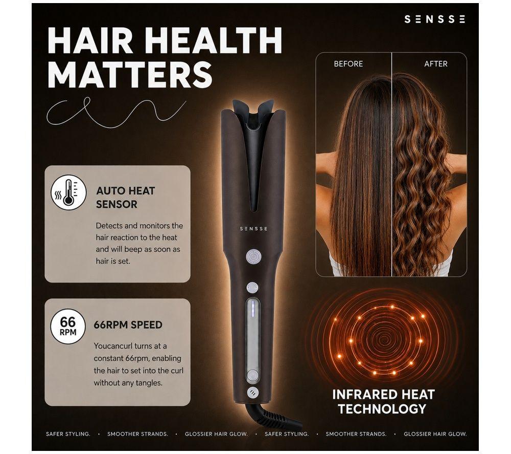 SENSSE YouCanCurl Auto Curler - Chocolate Brown image number 4 of 7