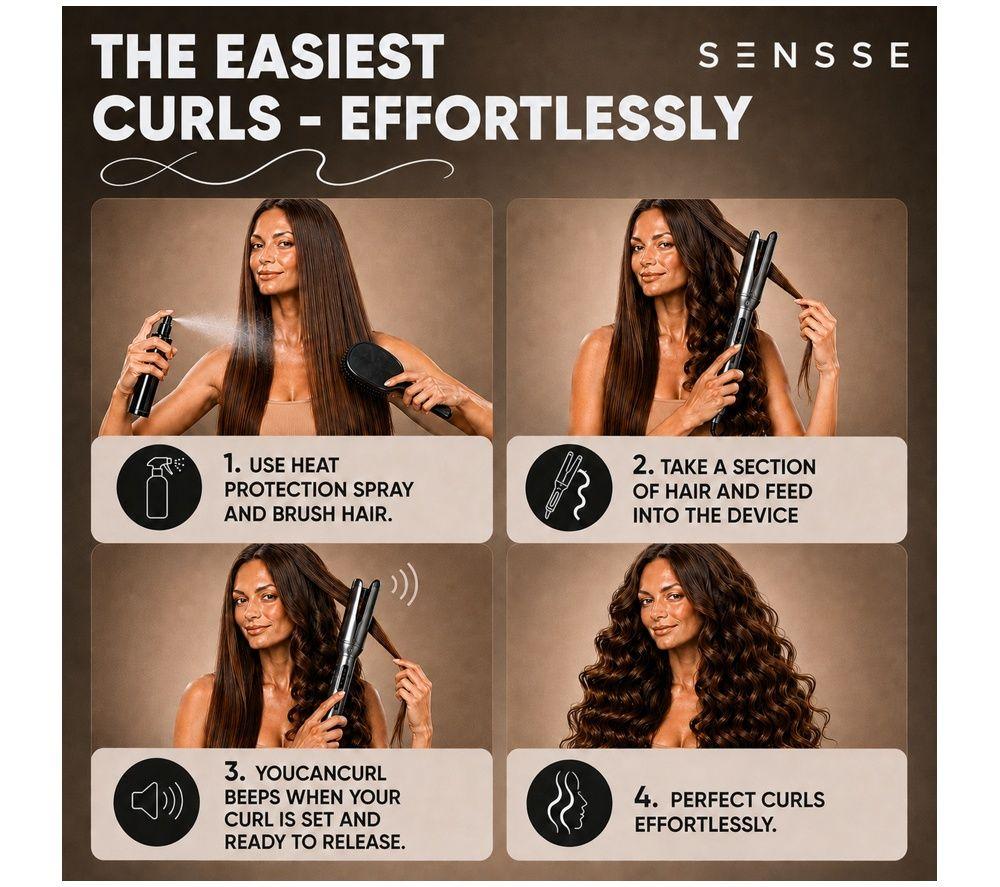 SENSSE YouCanCurl Auto Curler - Chocolate Brown image number 5 of 7