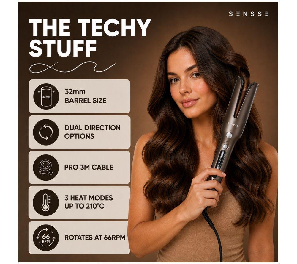 SENSSE YouCanCurl Auto Curler - Chocolate Brown image number 7 of 7
