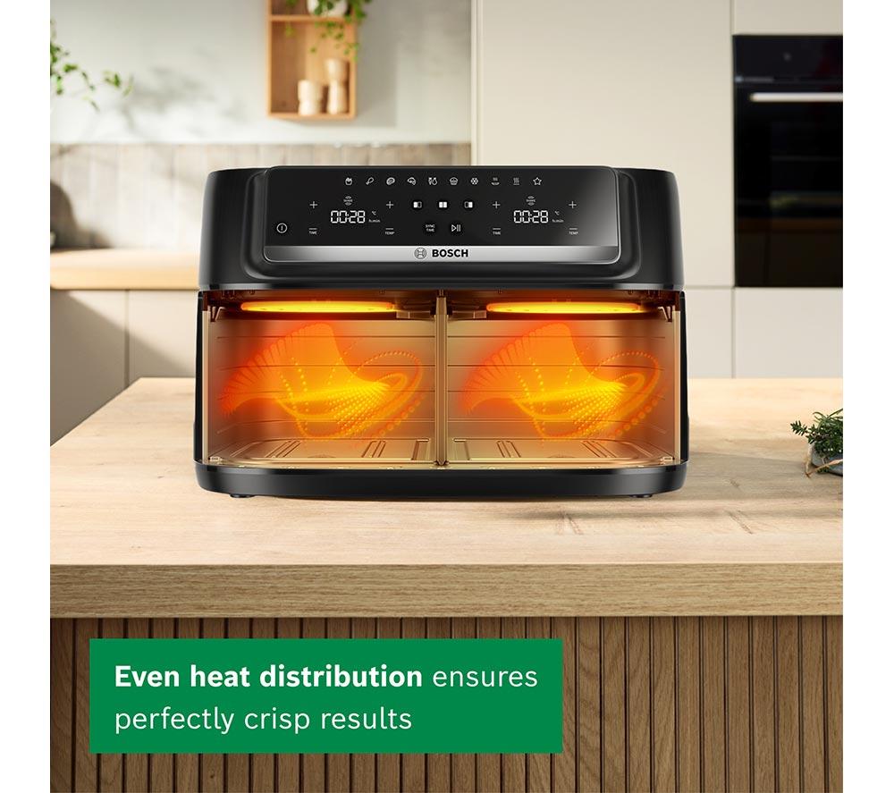 BOSCH Series 4 MAFD440B1G Double-Stack Drawer Air Fryer - Black image number 8 of 11