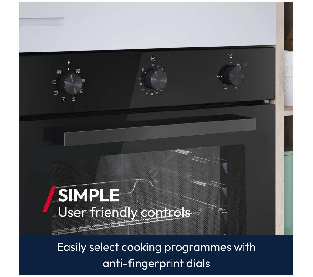 HOOVER Collection 3 Electric Built-in Single Oven - Black image number 4 of 4