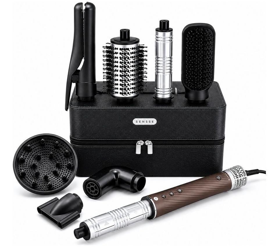 SENSSE SNSEPMS01 Plasma 8-in-1 Hair Styler - Chocolate Brown