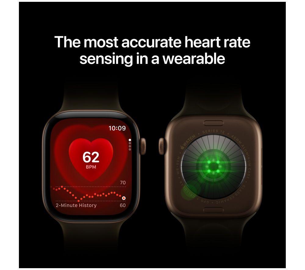 APPLE Watch Series 12 Cellular - 42 mm Radiant Gold Titanium Case with Radiant Gold Milanese Band image number 3 of 10