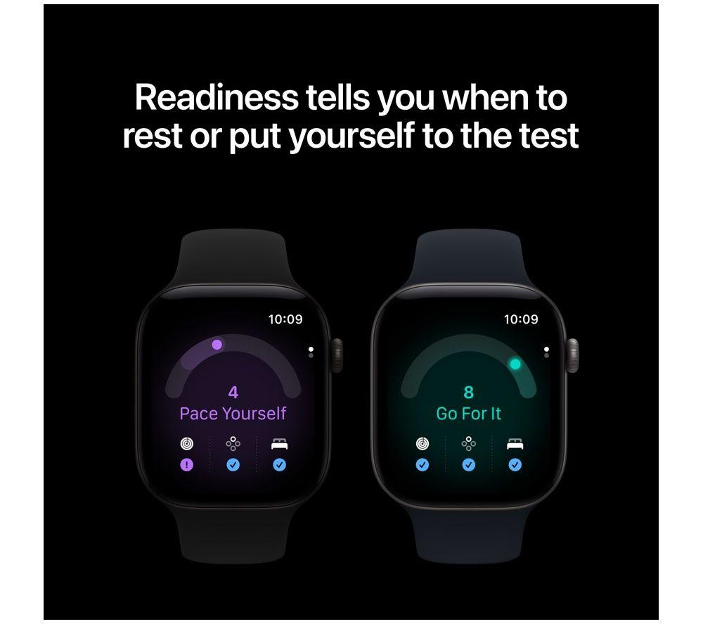 APPLE Watch Series 12 Cellular - 42 mm Radiant Gold Titanium Case with Radiant Gold Milanese Band image number 4 of 10