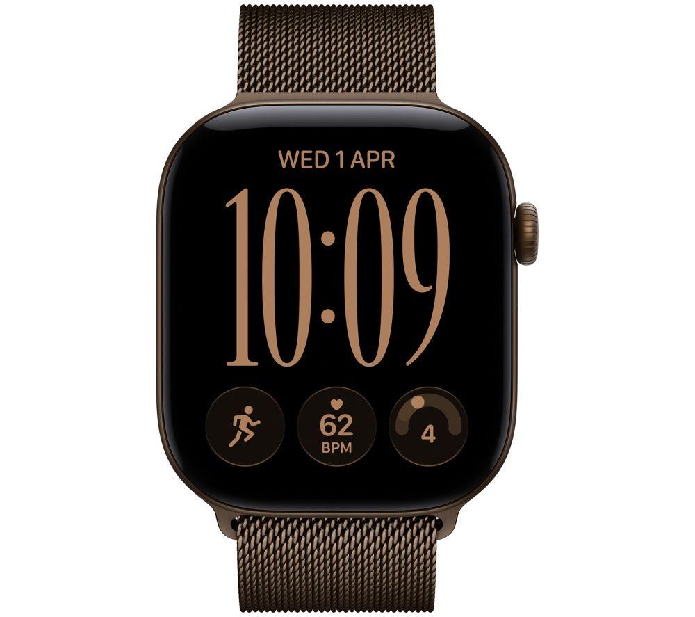 APPLE Watch Series 12 - 46 mm Dark Bronze Aluminum Case with Dark Bronze Milanese Loop, M/L image number 2 of 10