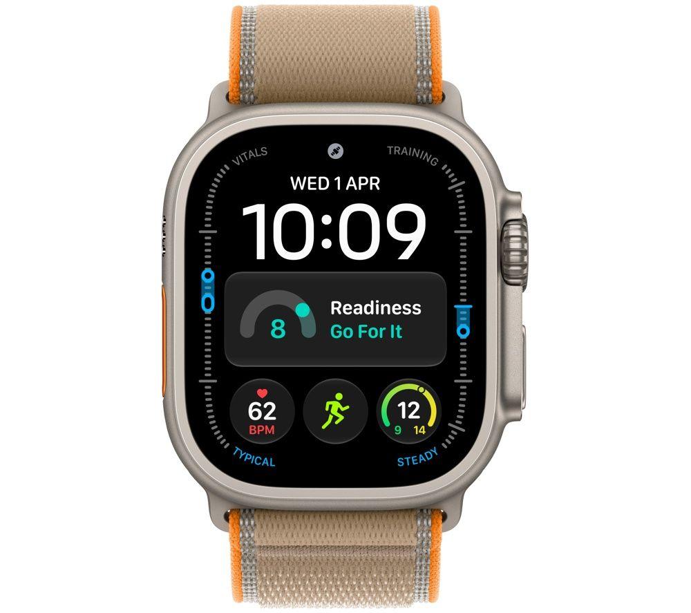 APPLE Watch Ultra 4 Cellular - 49 mm Natural Titanium Case with Sand Trail Loop, M/L image number 2 of 10