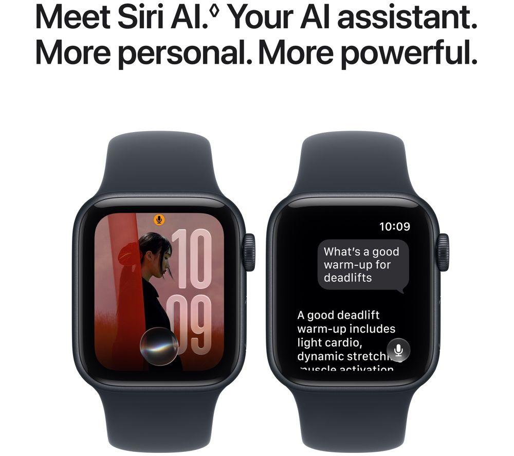 APPLE Watch SE 3 Cellular - 40 mm Midnight Aluminium Case with Navy Blue Sport Band - S/M image number 5 of 10