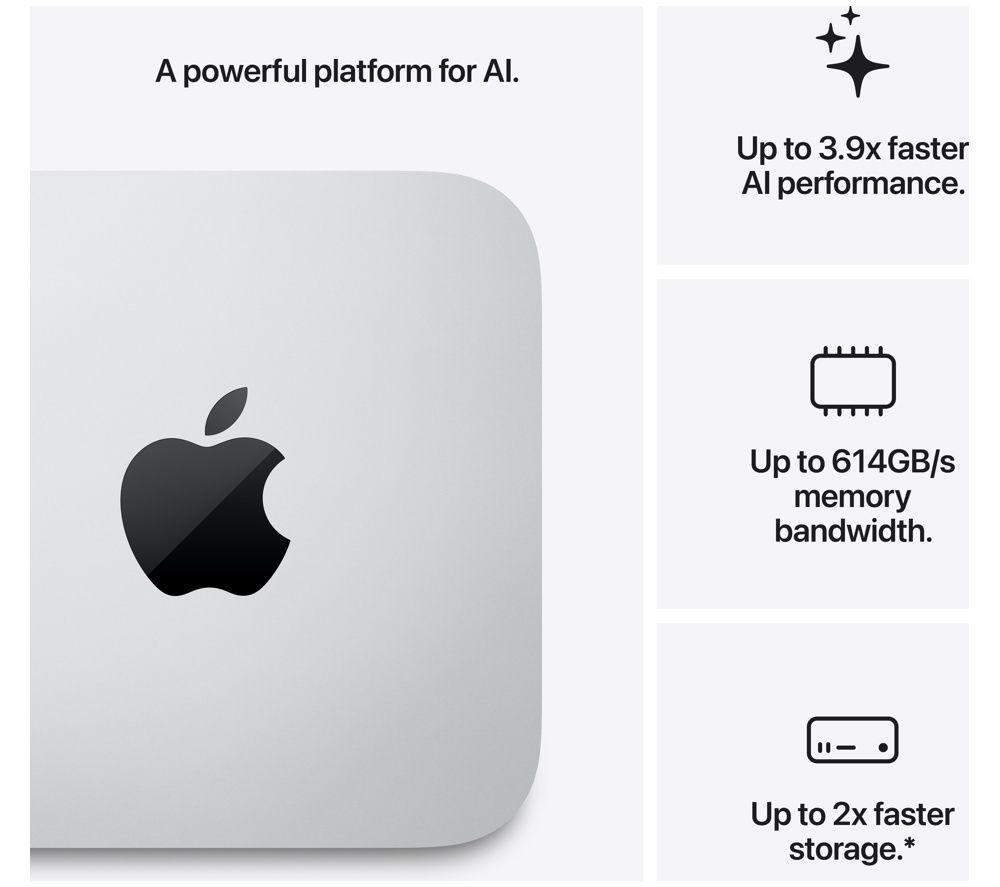 APPLE Mac Studio (2026) - M5 Max, 512 GB SSD, RAM 36 GB, Silver image number 3 of 9