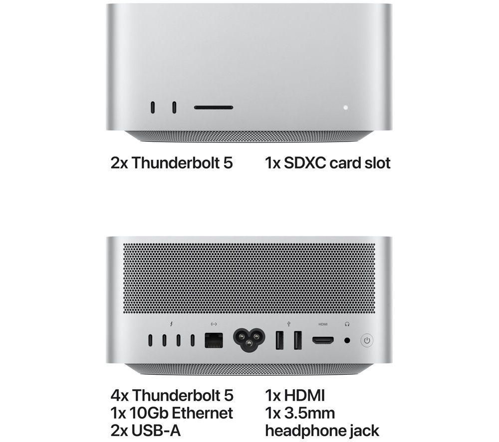 APPLE Mac Studio - M5 Ultra, 1 TB SSD, RAM 96 GB, Silver image number 4 of 9