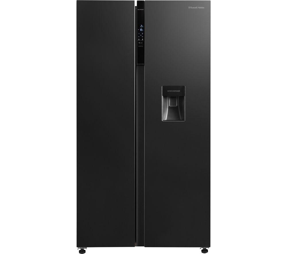 Russell Hobbs Rh90Aff201Di-Wd 177Cm High 90Cm Wide Freestanding Slimline American Fridge Freezer With Water Dispenser In Black Steel - Image 8