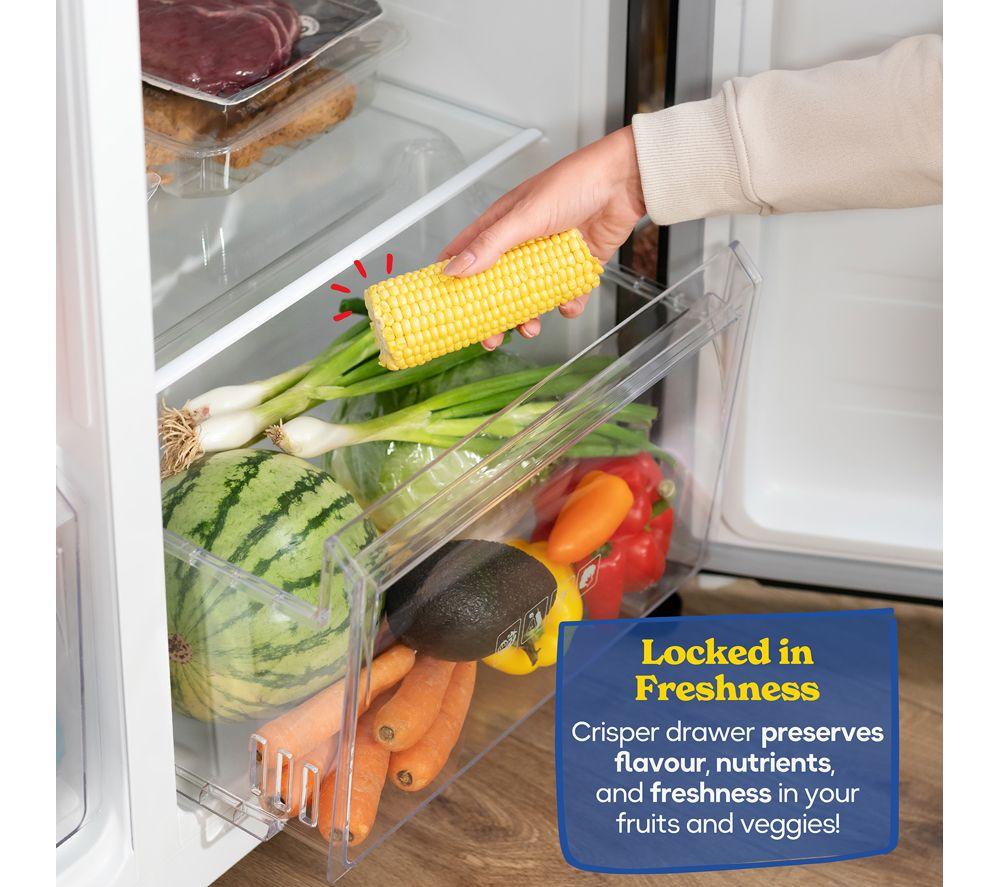 RUSSELL HOBBS RH90AFF201DI-WD American Style Fridge Freezer - Black Steel image number 6 of 10
