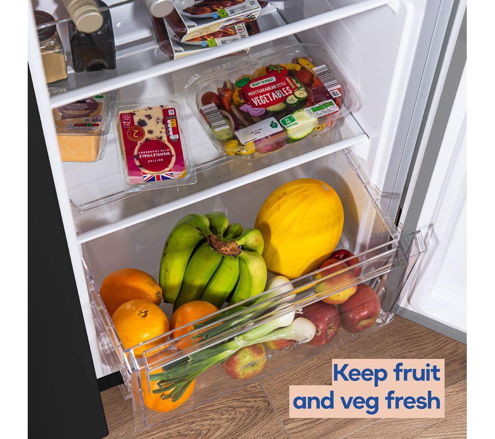 RUSSELL HOBBS RH90AFF201DI American Style Fridge Freezer - Black Steel image number 4 of 9