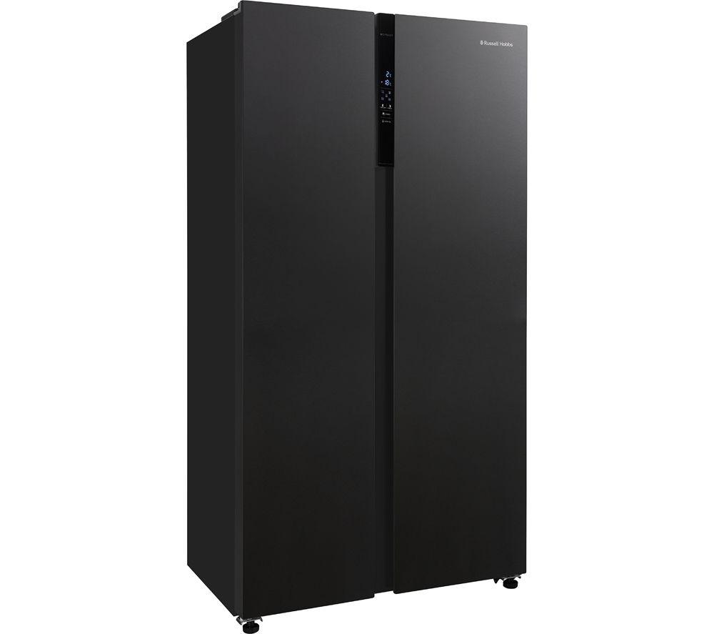 RUSSELL HOBBS RH90AFF201DI American Style Fridge Freezer - Black Steel image number 9 of 9