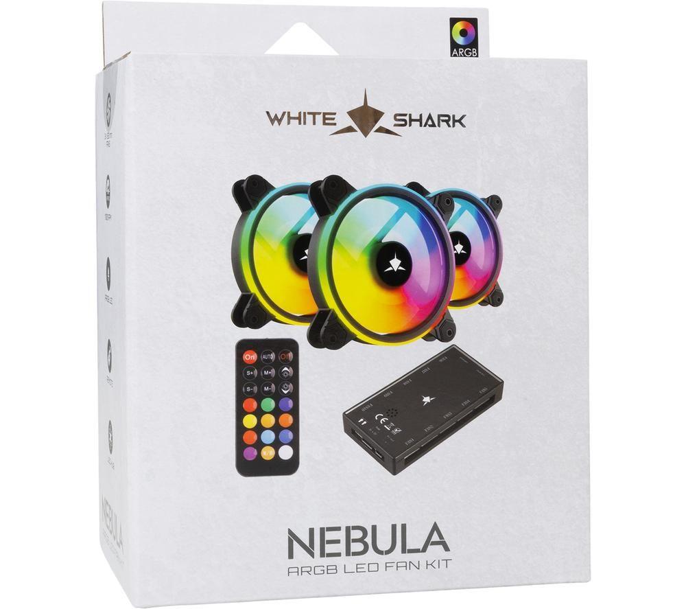 WHITE SHARK Nebula 120 mm Case Fan &ndash; Twin Pack image number 6 of 9