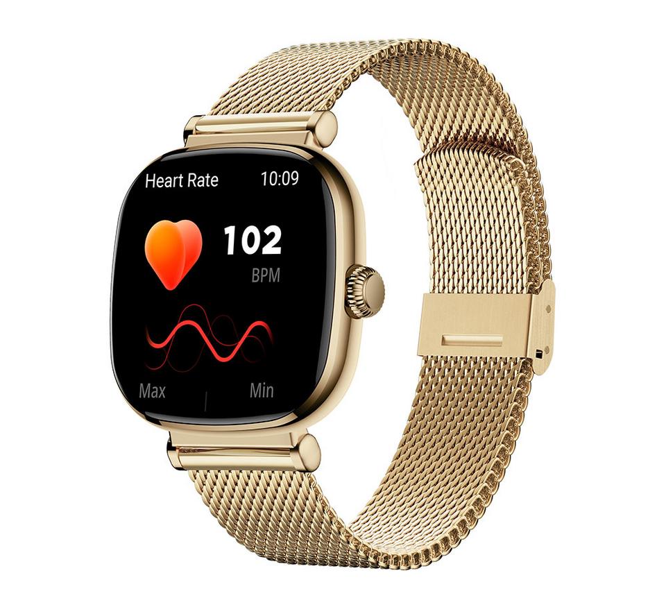 ICE WATCH Smart SQ 2.0 Smart Watch - Gold, Metal Strap, 18 mm
