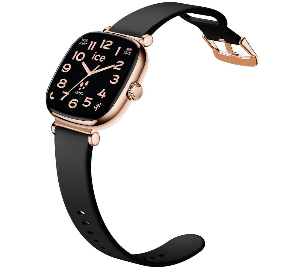 ICE WATCH Smart SQ 2.0 Smart Watch - Black, Silicone Strap, 18 mm image number 4 of 5
