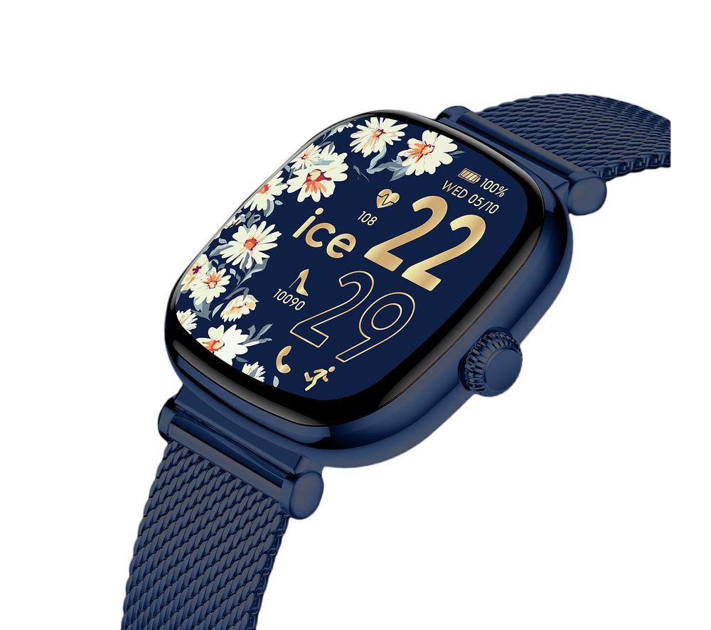ICE WATCH Smart SQ 2.0 Smart Watch - Blue, Silicone Strap, 18 mm image number 2 of 4