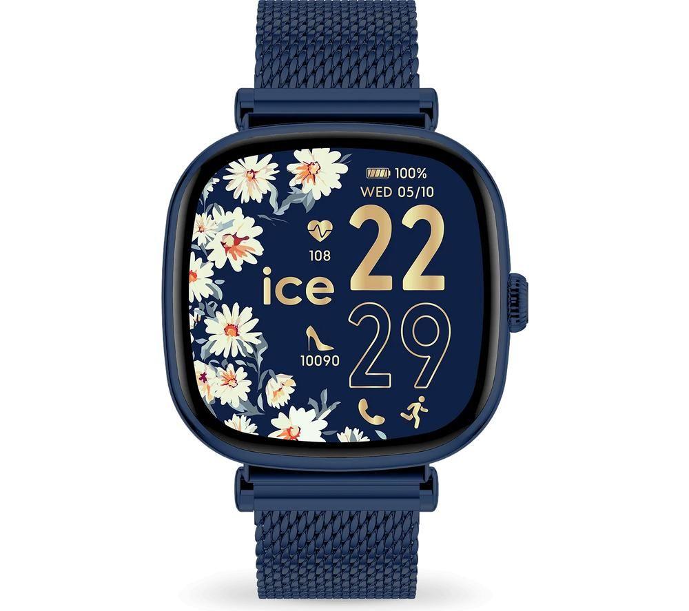 ICE WATCH Smart SQ 2.0 Smart Watch - Blue, Silicone Strap, 18 mm image number 3 of 4