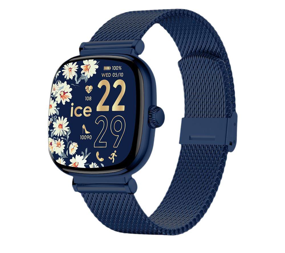 ICE WATCH Smart SQ 2.0 Smart Watch - Blue, Silicone Strap, 18 mm image number 4 of 4