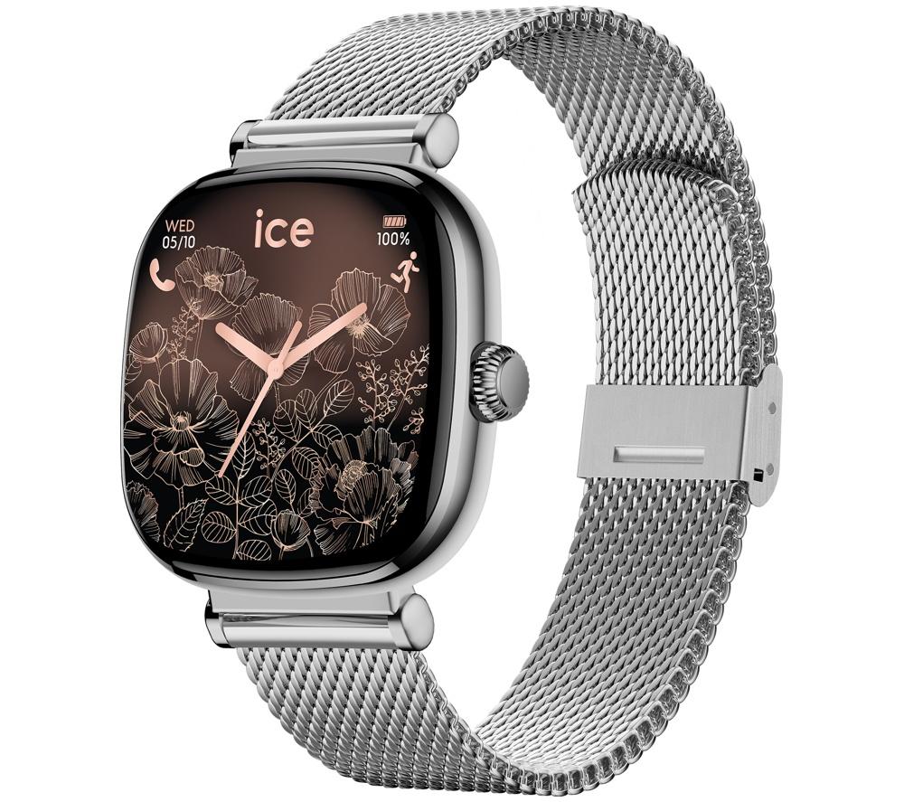 ICE WATCH Smart SQ 2.0 Smart Watch - Silver, Metal Strap, 18 mm image number 4 of 8