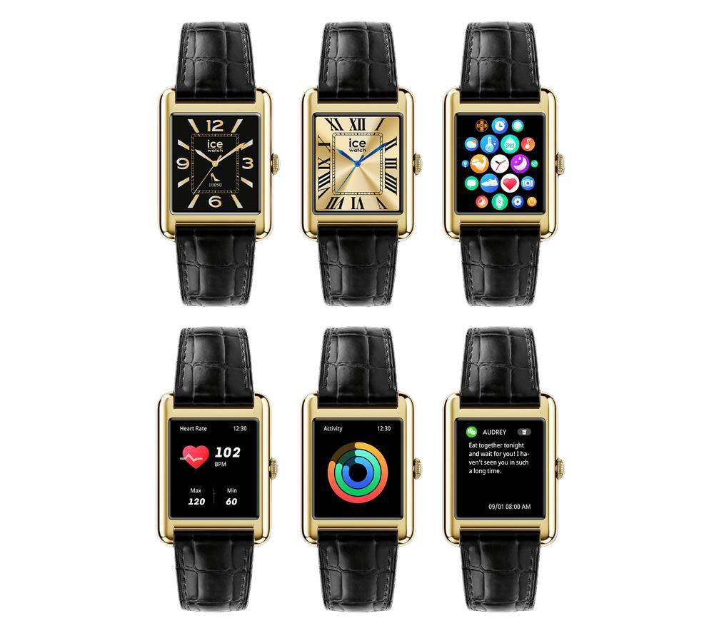 ICE WATCH TKS 2.0 Smart Watch - Gold, Leather Strap, 32 mm image number 4 of 4