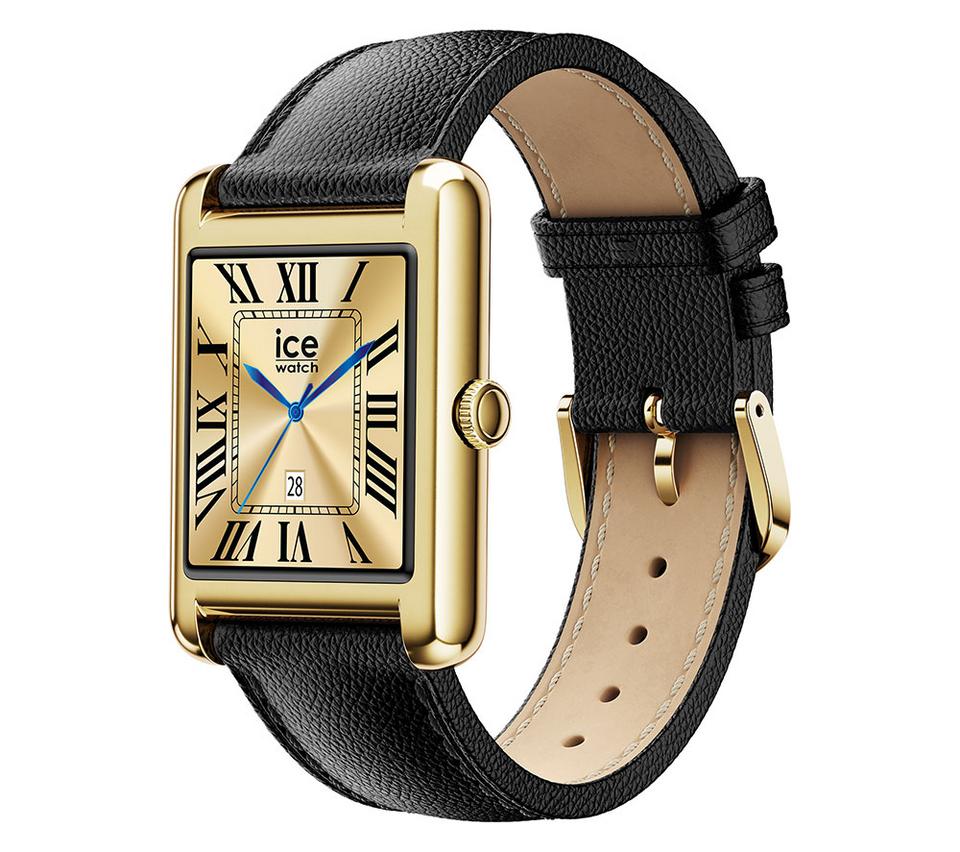 ICE WATCH TKS 2.0 Smart Watch - Gold, Leather Strap, 32 mm