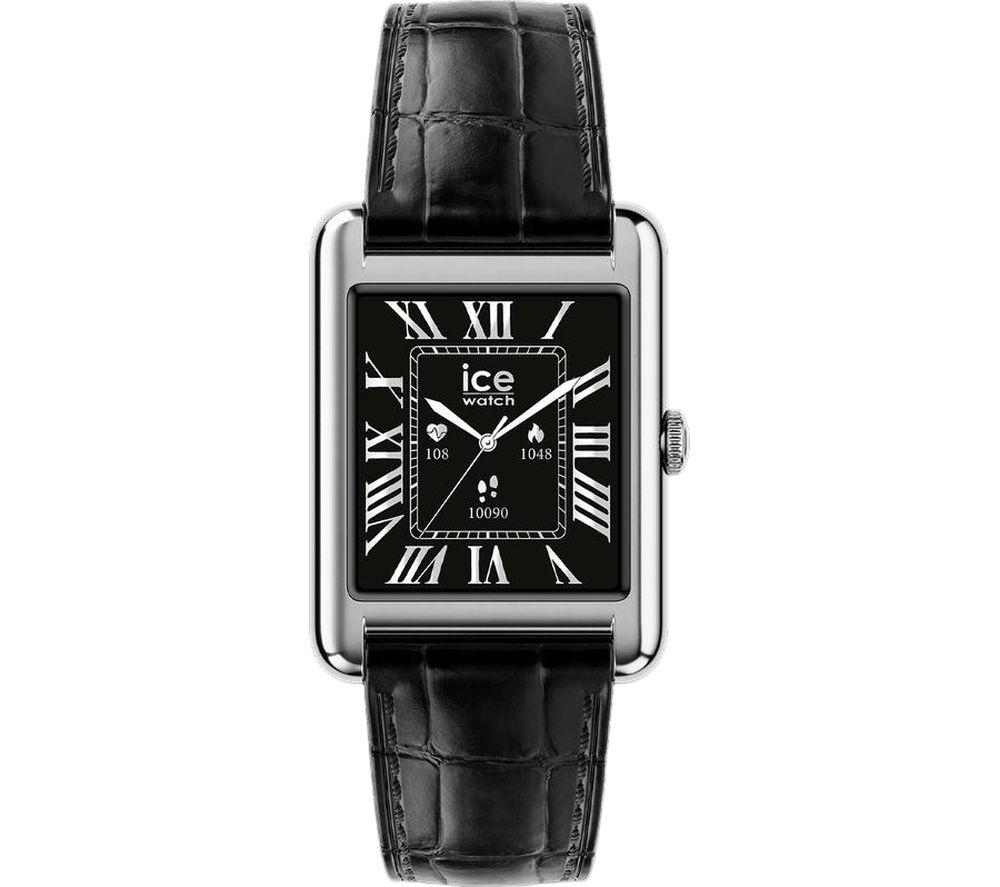 ICE WATCH TKS 2.0 Smart Watch - Silver, Leather Strap, 32 mm image number 3 of 4