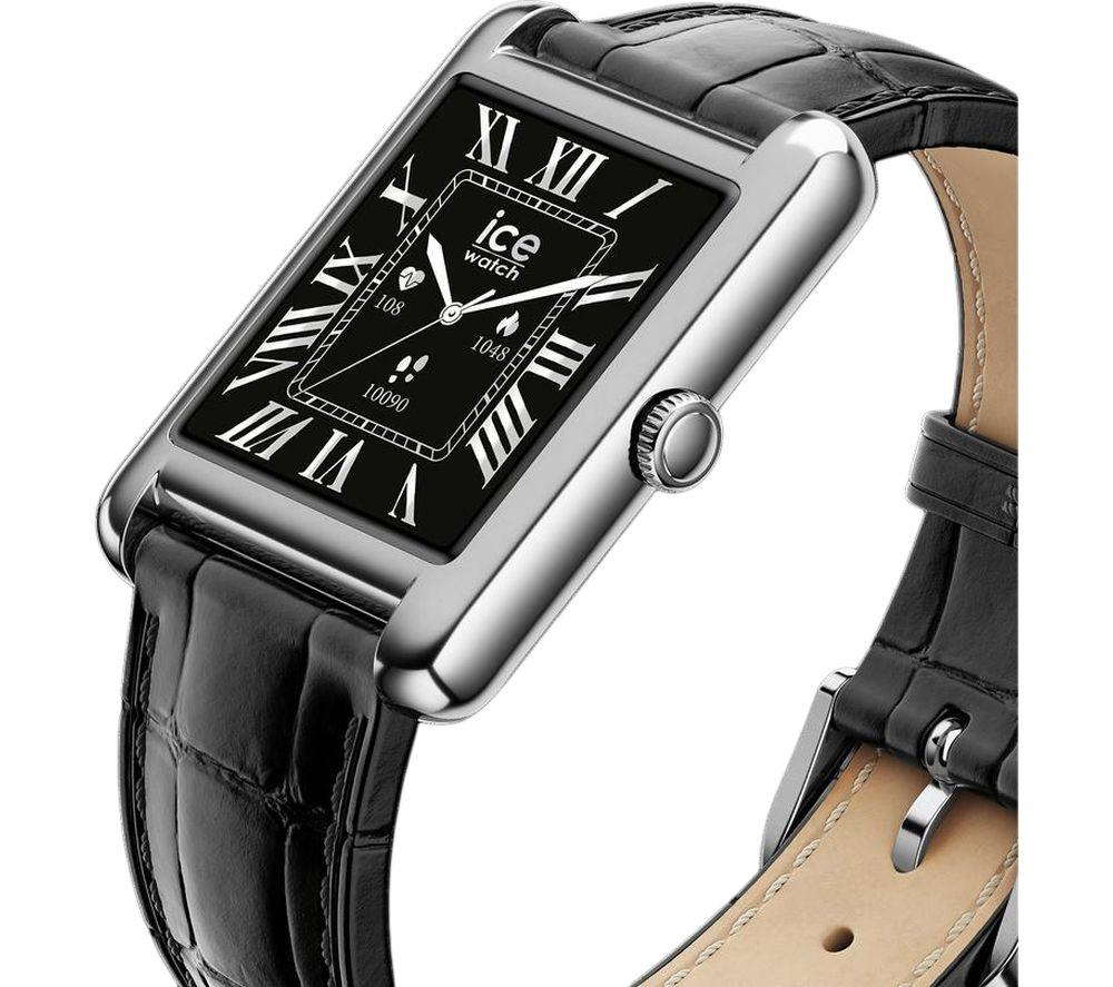 ICE WATCH TKS 2.0 Smart Watch - Silver, Leather Strap, 32 mm image number 4 of 4