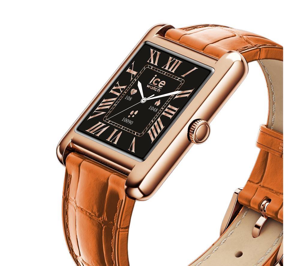 ICE WATCH TKS 2.0 Smart Watch - Rose Gold, Leather Strap, 32 mm image number 2 of 3