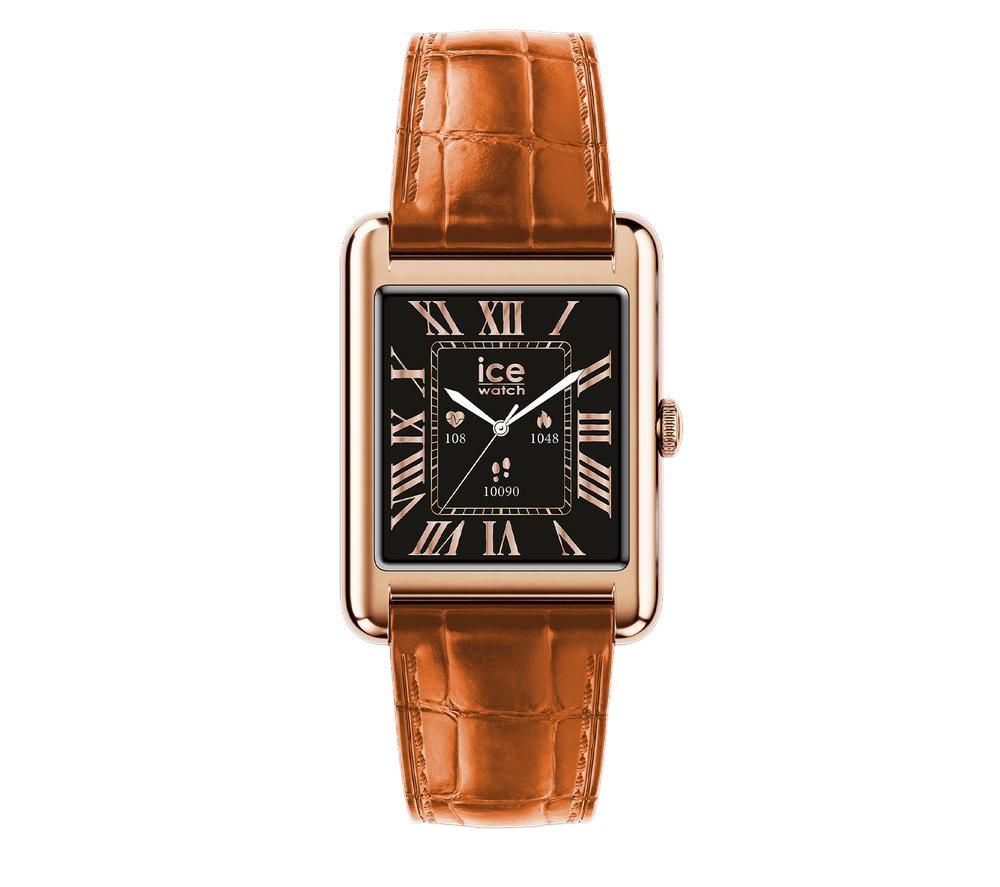 ICE WATCH TKS 2.0 Smart Watch - Rose Gold, Leather Strap, 32 mm image number 3 of 3