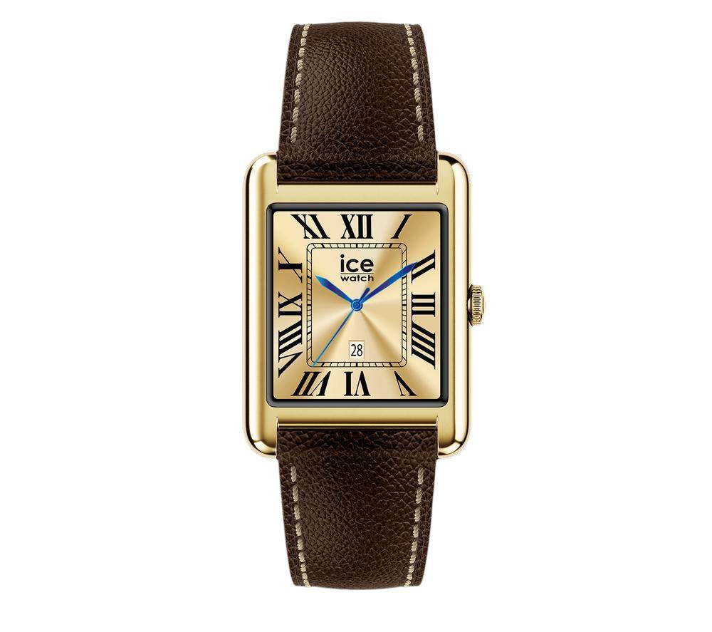 ICE WATCH TKS 2.0 Smart Watch - Gold with Brown Leather Strap, 32 mm image number 3 of 4