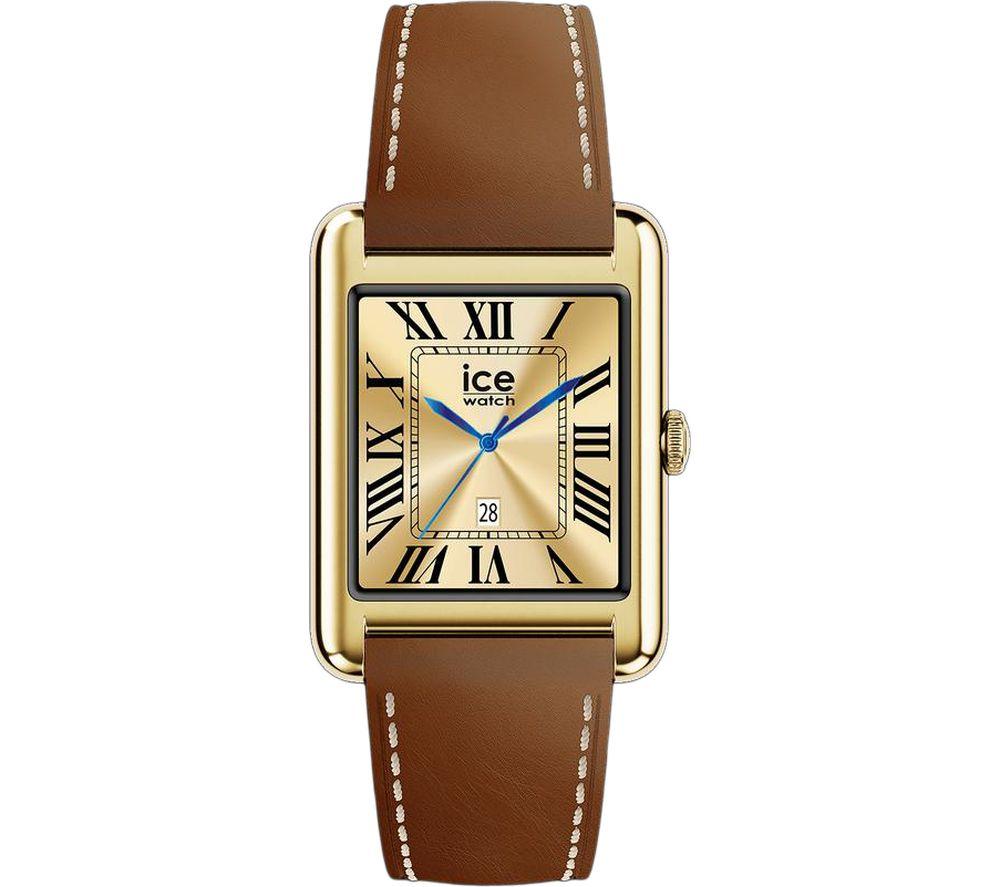 ICE WATCH TKS 2.0 Smart Watch - Gold with Camel Leather Strap, 32 mm image number 2 of 4
