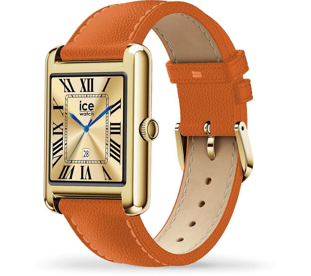 ICE WATCH TKS 2.0 Smart Watch - Gold, Leather Strap, 32 mm image number 4 of 5