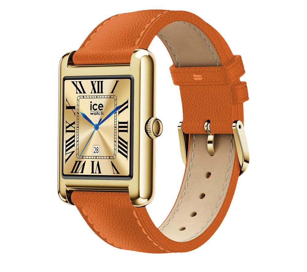 ICE WATCH TKS 2.0 Smart Watch - Gold, Leather Strap, 32 mm image number 5 of 5