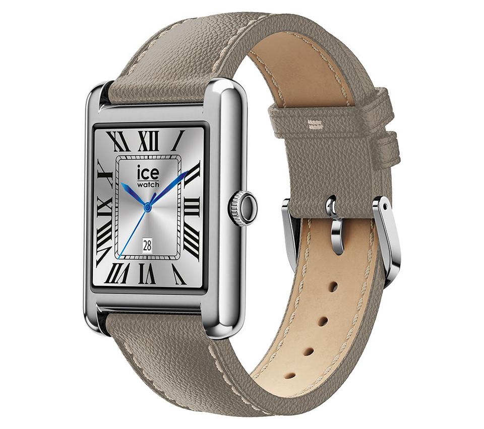 ICE WATCH TKS 2.0 Smart Watch - Silver, Leather Strap, 32 mm