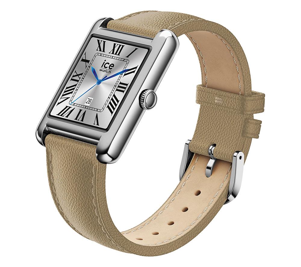 ICE WATCH TKS 2.0 Smart Watch - Silver, Taupe Leather Strap, 32 mm image number 2 of 7