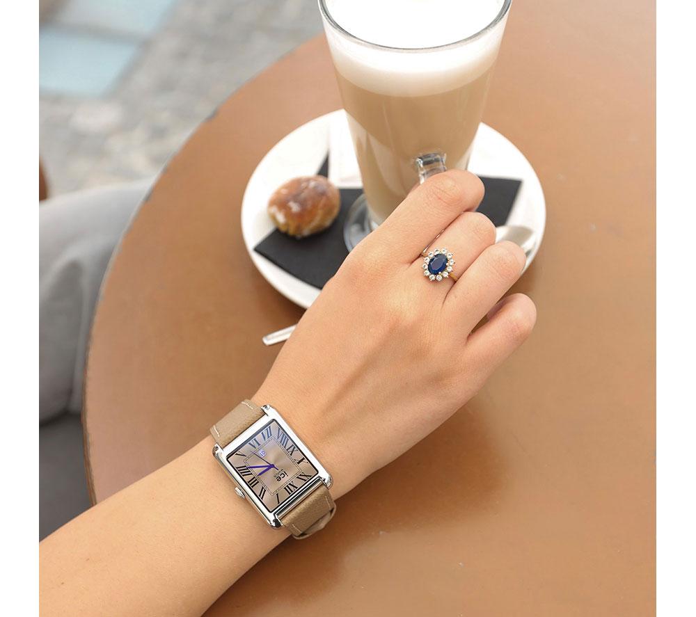 ICE WATCH TKS 2.0 Smart Watch - Silver, Taupe Leather Strap, 32 mm image number 7 of 7