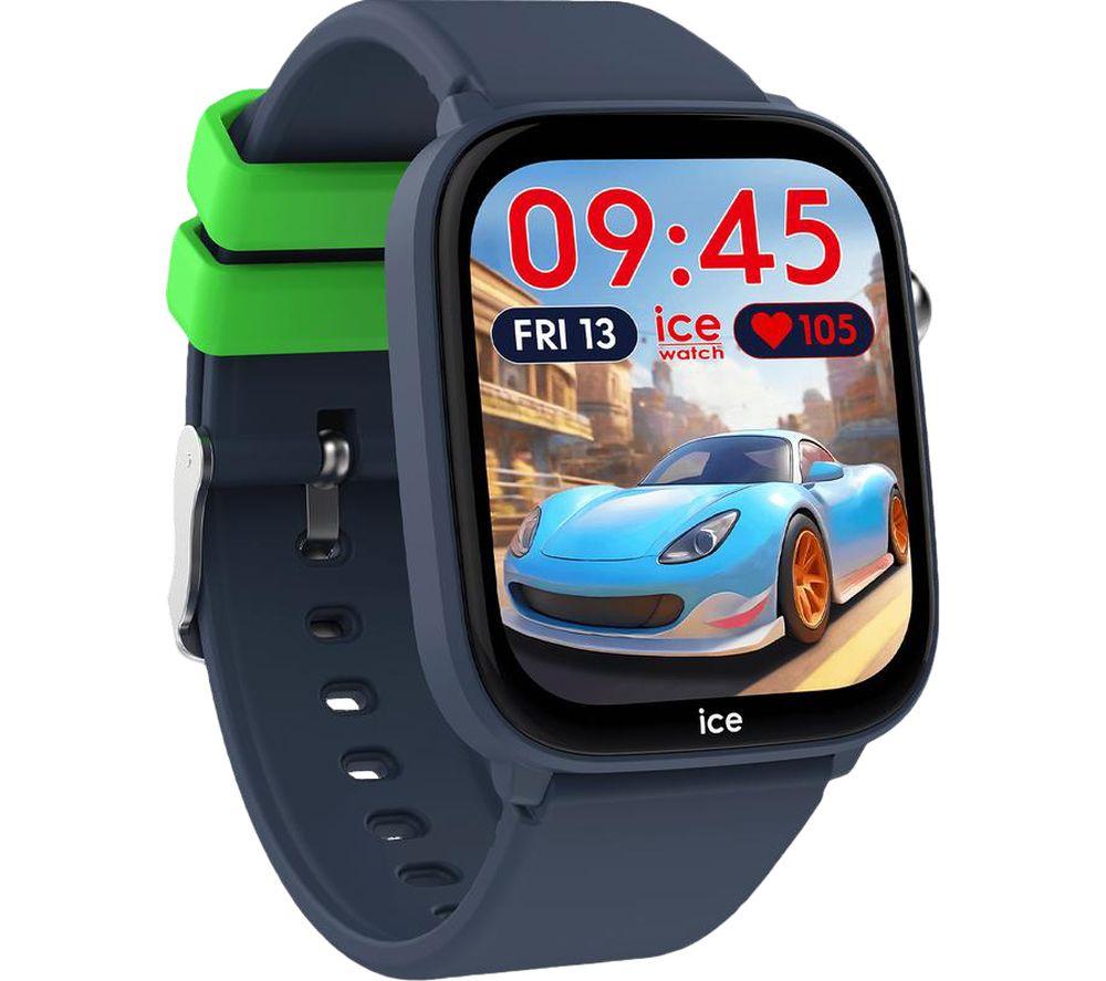 ICE WATCH Find My 3.0 Kids' Smart Watch - Blue, Silicone Band image number 2 of 5