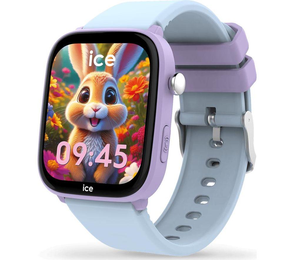 ICE WATCH Find My 3.0 Kids' Smart Watch - Purple & Blue, Silicone Band image number 2 of 5