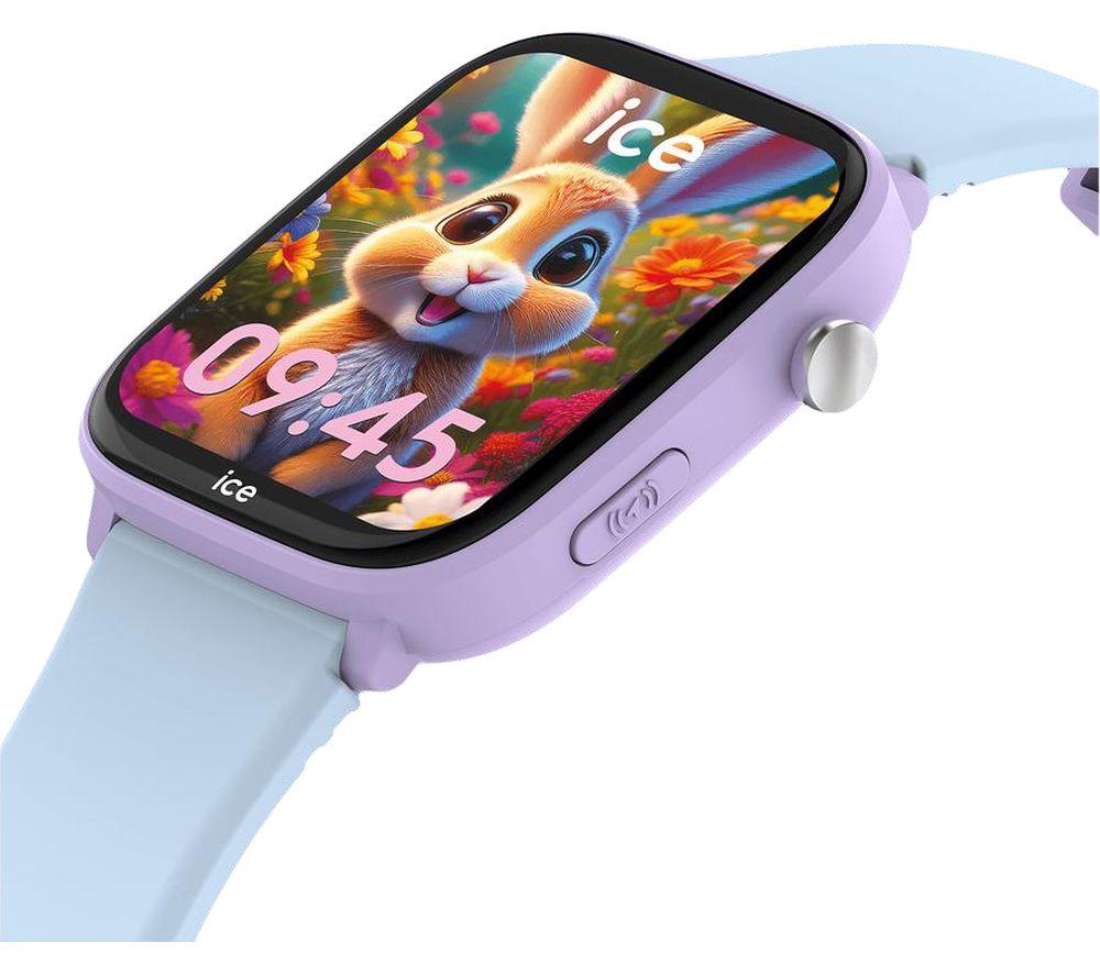 ICE WATCH Find My 3.0 Kids' Smart Watch - Purple & Blue, Silicone Band image number 4 of 5