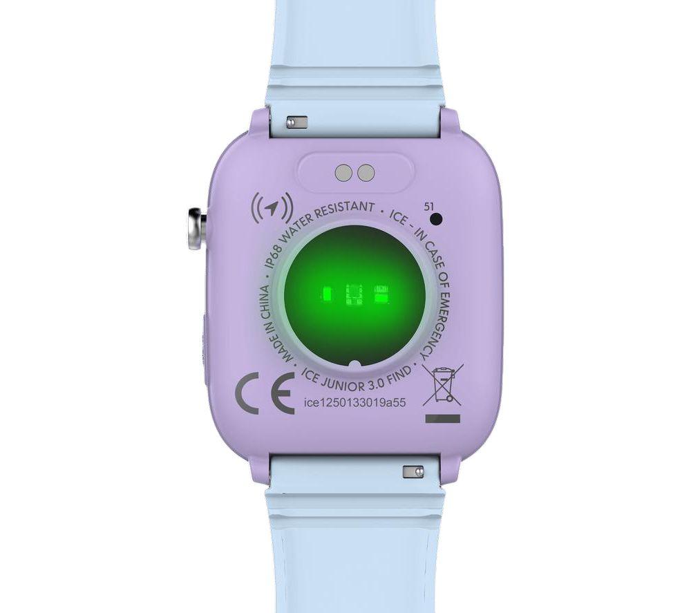 ICE WATCH Find My 3.0 Kids' Smart Watch - Purple & Blue, Silicone Band image number 5 of 5