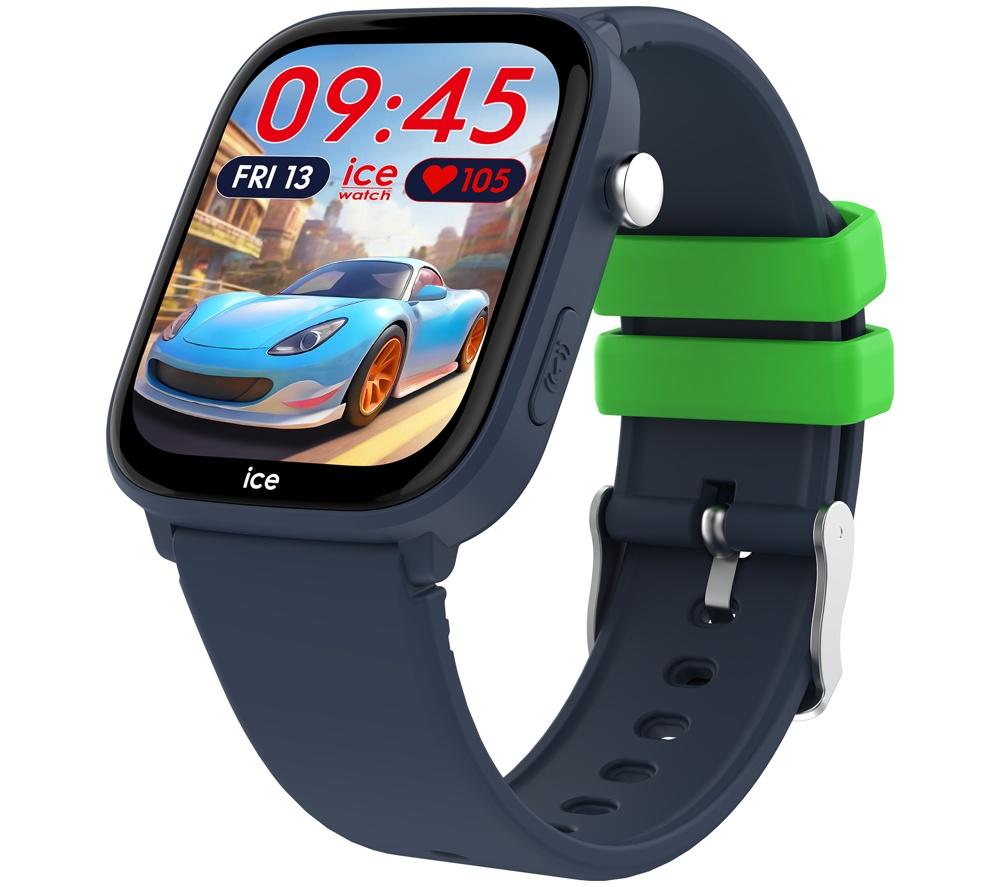 ICE WATCH Junior Find Hub Smart Watch &ndash; Blue, Silicone Strap, 36mm image number 3 of 8