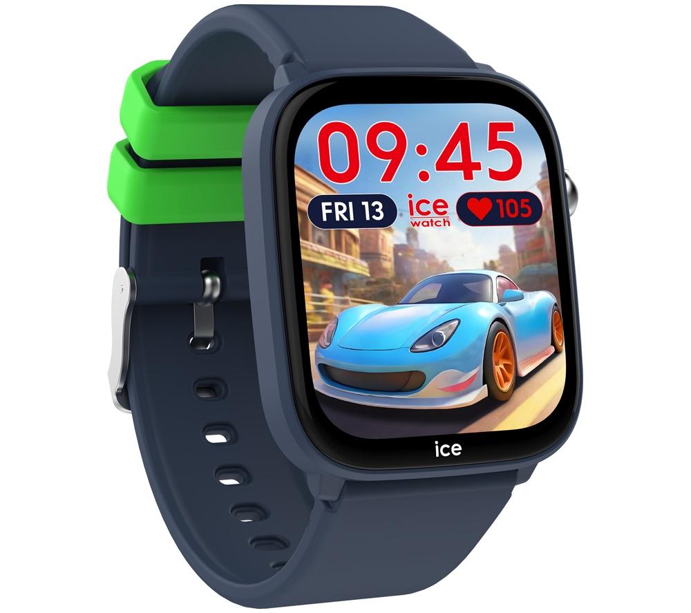 ICE WATCH Junior Find Hub Smart Watch &ndash; Blue, Silicone Strap, 36mm image number 4 of 8