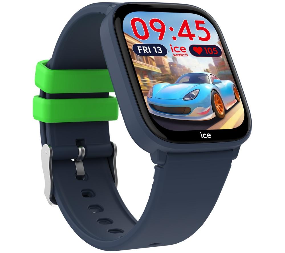 ICE WATCH Junior Find Hub Smart Watch &ndash; Blue, Silicone Strap, 36mm image number 6 of 8
