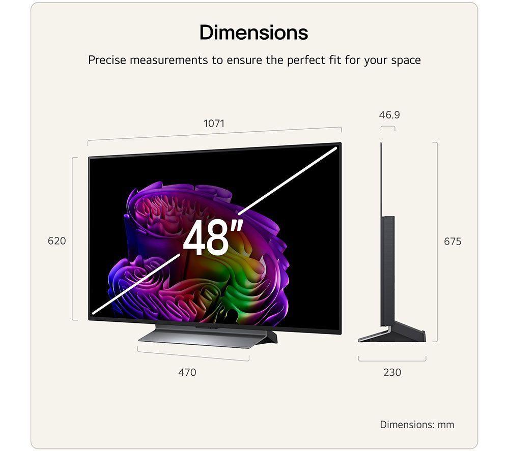 LG G6 48" OLED AI 4K HDR Smart TV 2026 (Stand Version) & US60TR 5.1 Wireless Sound Bar Bundle image number 4 of 13