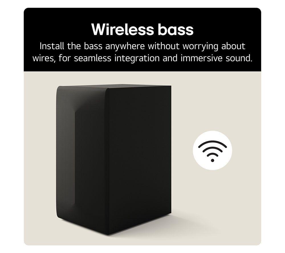 LG G6 48" OLED AI 4K HDR Smart TV 2026 (Stand Version) & US60TR 5.1 Wireless Sound Bar Bundle image number 10 of 13
